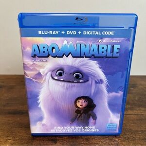 🎥10 for $15🍿 Abominable Blu-ray